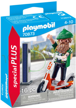 PLAYMOBIL Hipster met e-Scooter