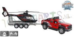 Terreinwagen met Trailer en Helicopter