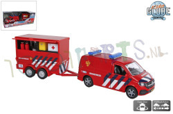 VW Transporter + Brandweer aanhangwagen
