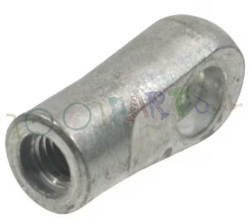 SCHROEF OOG M8 ALUMINIUM GAT 8.3MM