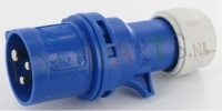 STEKKER CEE 16A 2P + AARDE 230VOLT