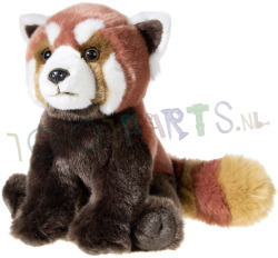 Rode Panda zittend 30 cm