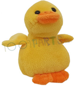 Eendje 12 cm geel