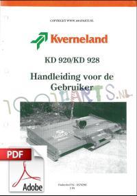 HANDLEIDING KD920 & KD928 NL