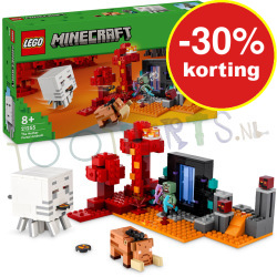 LEGO Hinderlaag bij het Nether Portaal