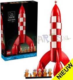 LEGO Ideas Kuifje MaanRaket