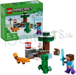 LEGO Minecraft Steve's Taiga-avontuur