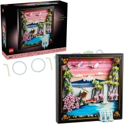 Landschap met Japanse KersenBloesems