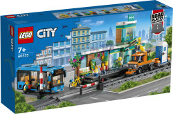 LEGO CITY TreinStation met Spoorovergang