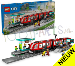 LEGO CITY Stadstram en Station