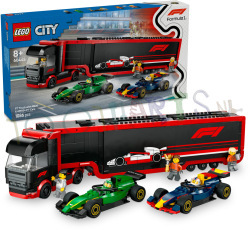 F1® Truck met RB20 en AMR24 F1® Auto's