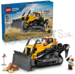 LEGO CITY Gele BullDozer