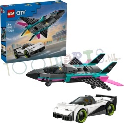LEGO City Straalvliegtuig Vs. Sportauto