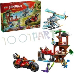 Ninjago Ninjavoertuigen bij de Boomhut