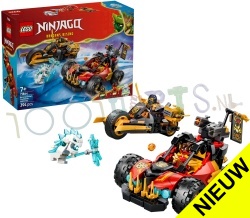Ninjago Kai en Cole's Combivoertuigen
