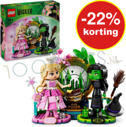 LEGO Wicked Elphaba en Glinda figuren