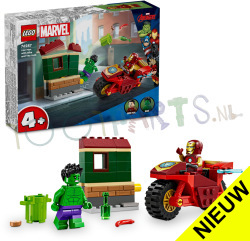 MARVEL Iron Man met motor en de Hulk