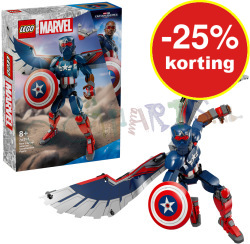 MARVEL Nieuwe Captain America bouwfiguur