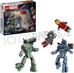 LEGO MARVEL Iron Man en War Machine vs