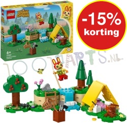 Animal Crossing Kamperen met Bunnie