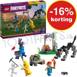 LEGO Fortnite Peely en Sparkplugs Kamp