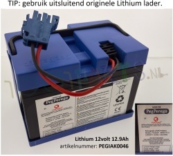 LITHIUM Batterij 12V - 12.9Ah Peg Perego