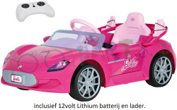 Roze Barbie Car R/C accu auto
