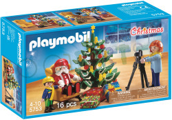 PLAYMOBIL op de Foto met Kerstman