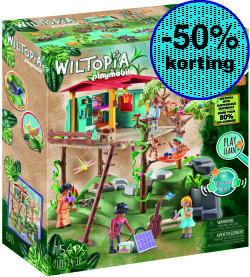 PLAYMOBIL Wiltopia Familie Boomhut