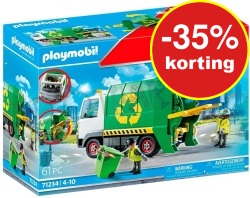PLAYMOBIL Recycling Vrachtwagen