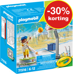 PLAYMOBIL Color Skater met Basketbal