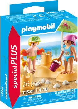 PLAYMOBIL Kinderen met Zandkasteel