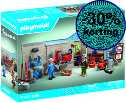 PLAYMOBIL Vespa Garage met rode Vespa
