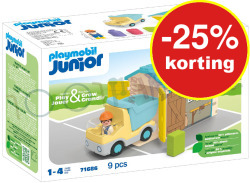 JUNIOR Ladingwagen met sorteer-Garage