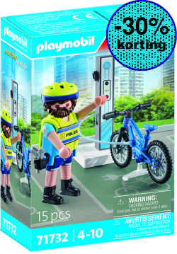 PLAYMOBIL Politie Fiets Patrouille