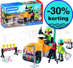 PLAYMOBIL Wegenbouwmachine Wals