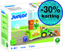PLAYMOBIL Tractor met laad-en lossysteem