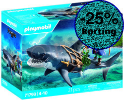 PLAYMOBIL Reuzenhaai met Piraat