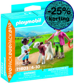 PLAYMOBIL Boer met Kalf