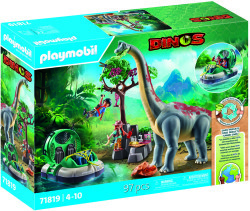 PLAYMOBIL Brachiosaurus met Hovercraft