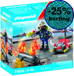 PLAYMOBIL Brandweerman met Waterpomp