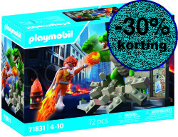 PLAYMOBIL Heldenstr. tegen Reuzenhagedis