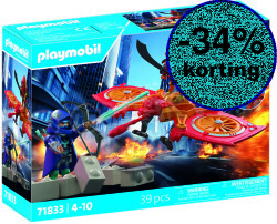 PLAYMOBIL Heldendrone tegen Ninja