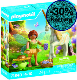 PLAYMOBIL Regenboogbloem met Fee