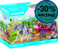 PLAYMOBIL Koetsrit met Prins en Prinses