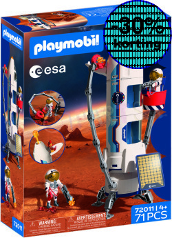 PLAYMOBIL ESA Mars Onderzoeksraket