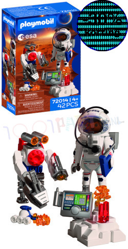 PLAYMOBIL ESA Astronaut met Robot