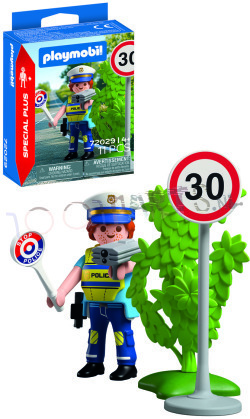 PLAYMOBIL Politieagent + SnelheidsRadar