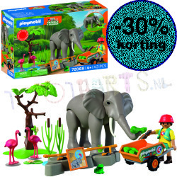 PLAYMOBIL Olifant met Dierenverzorger