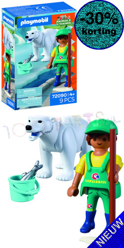 PLAYMOBIL Dierentuin: IJsbeer en dieren-